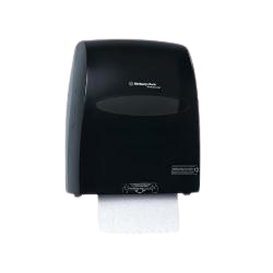 black paper towel dispenser